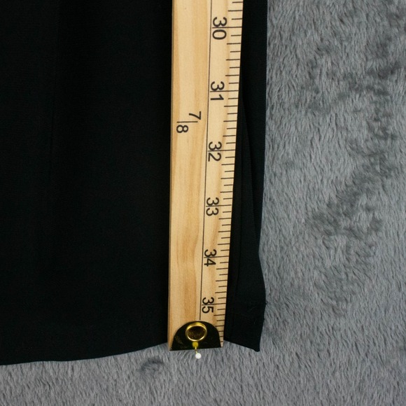 R M Richards Womens 14 One-Shoulder Draped Dress Black Jewel Cocktail Party LBD - Picture 8 of 14